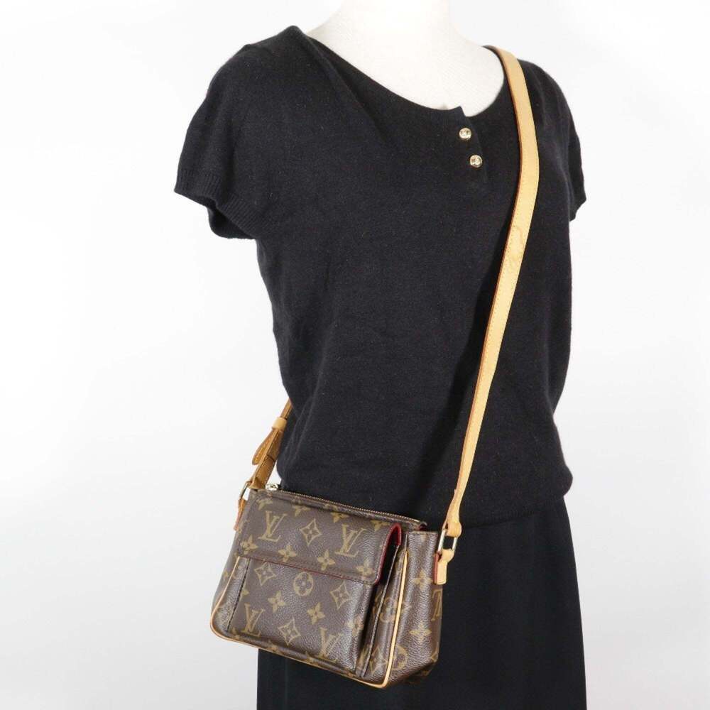 LOUIS VUITTON Brown Monogram Canvas Shoulder Bag - Picture 14 of 14